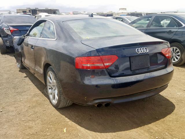 WAULFAFR8BA024743 - 2011 AUDI A5 PREMIUM BLUE photo 3