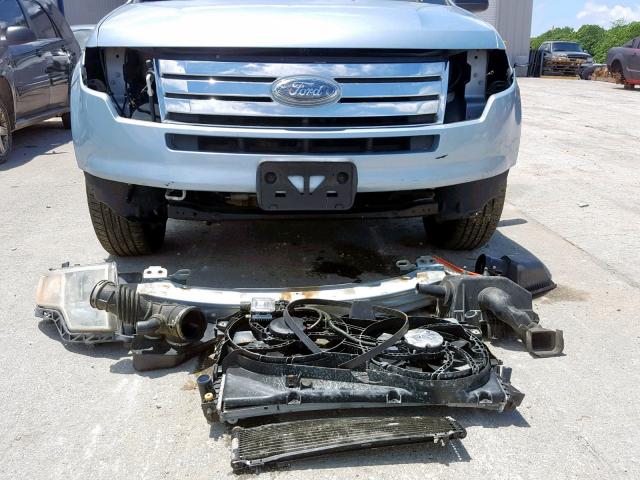 2FMDK36C58BA03769 - 2008 FORD EDGE SE BLUE photo 9