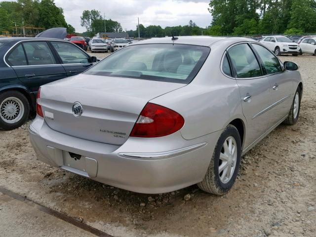 2G4WD582X61207053 - 2006 BUICK LACROSSE C SILVER photo 4