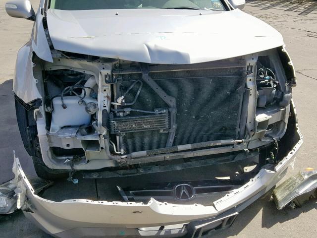 2HNYD28237H543710 - 2007 ACURA MDX SILVER photo 9