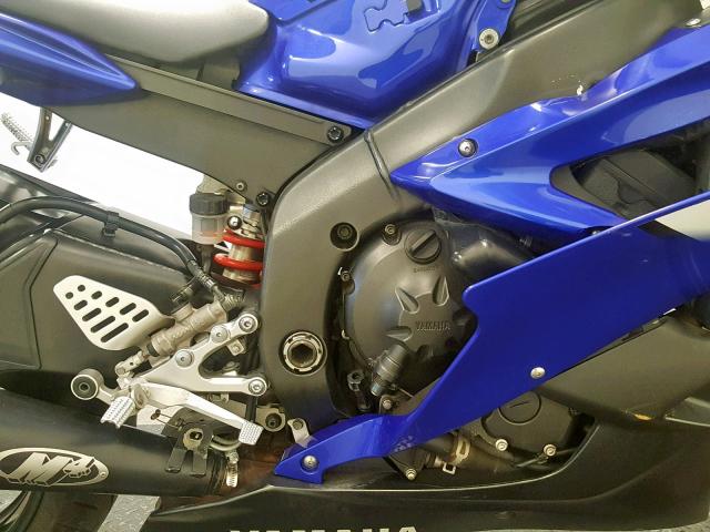 JYARJ12Y56A000152 - 2006 YAMAHA YZFR6 C BLUE photo 5