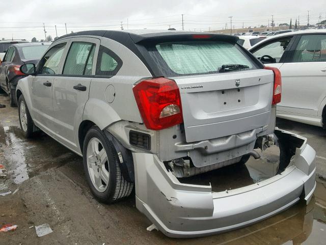 1B3HB28B58D779576 - 2008 DODGE CALIBER SILVER photo 3