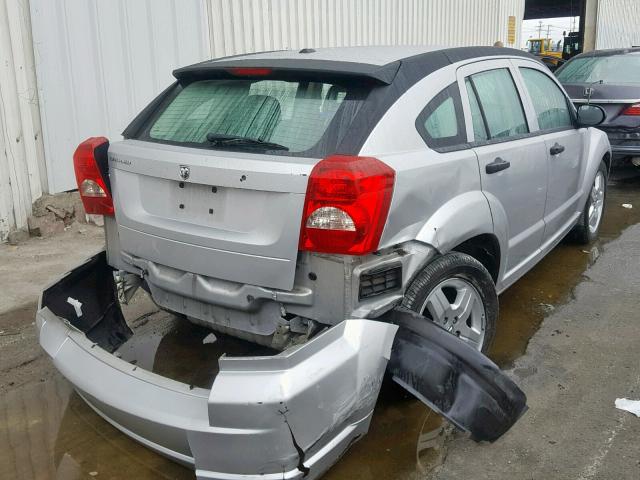 1B3HB28B58D779576 - 2008 DODGE CALIBER SILVER photo 4