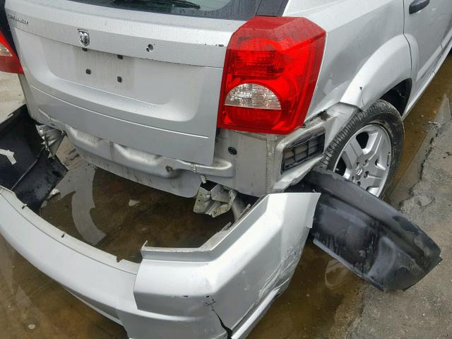 1B3HB28B58D779576 - 2008 DODGE CALIBER SILVER photo 9