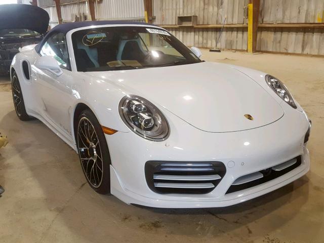 WP0CD2A98JS162118 - 2018 PORSCHE 911 TURBO WHITE photo 1