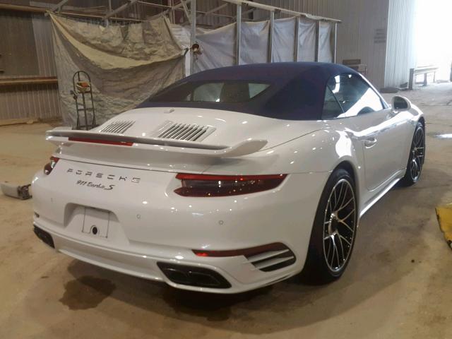 WP0CD2A98JS162118 - 2018 PORSCHE 911 TURBO WHITE photo 4