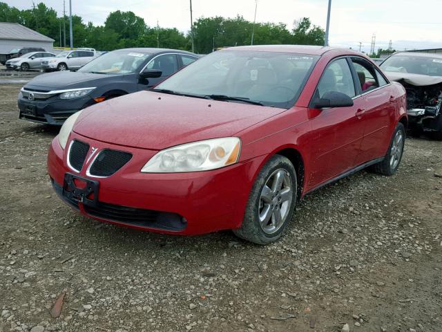 1G2ZH558464136035 - 2006 PONTIAC G6 GT RED photo 2