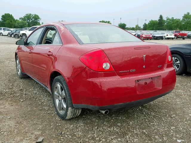 1G2ZH558464136035 - 2006 PONTIAC G6 GT RED photo 3