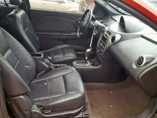 1G8AW18B57Z147784 - 2007 SATURN ION LEVEL RED photo 5