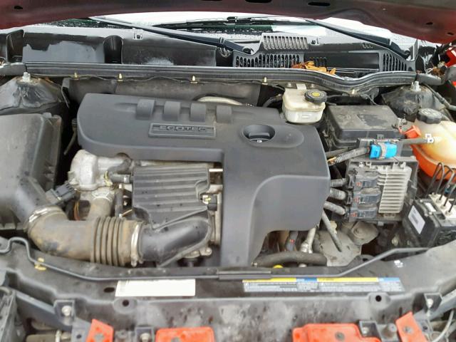 1G8AW18B57Z147784 - 2007 SATURN ION LEVEL RED photo 7