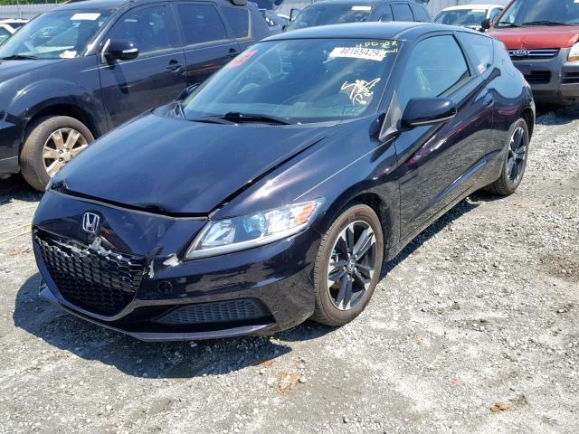 JHMZF1D45FS001780 - 2015 HONDA CR-Z BLACK photo 2