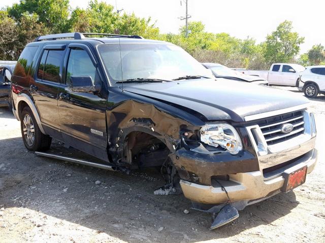 1FMEU64E07UA40841 - 2007 FORD EXPLORER E BLACK photo 1