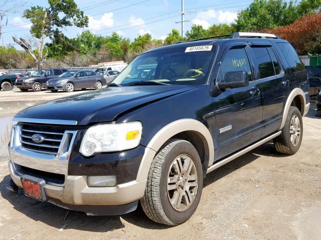 1FMEU64E07UA40841 - 2007 FORD EXPLORER E BLACK photo 2