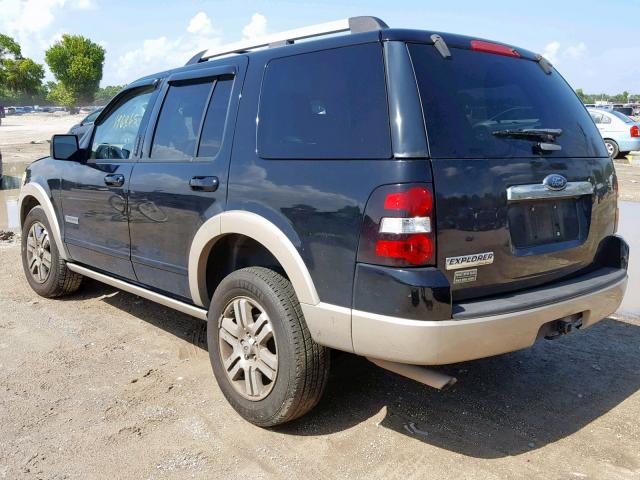 1FMEU64E07UA40841 - 2007 FORD EXPLORER E BLACK photo 3