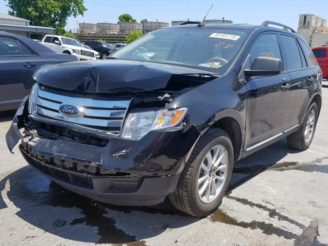 2FMDK36CX8BB42912 - 2008 FORD EDGE SE BLACK photo 2