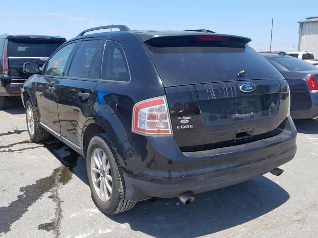 2FMDK36CX8BB42912 - 2008 FORD EDGE SE BLACK photo 3