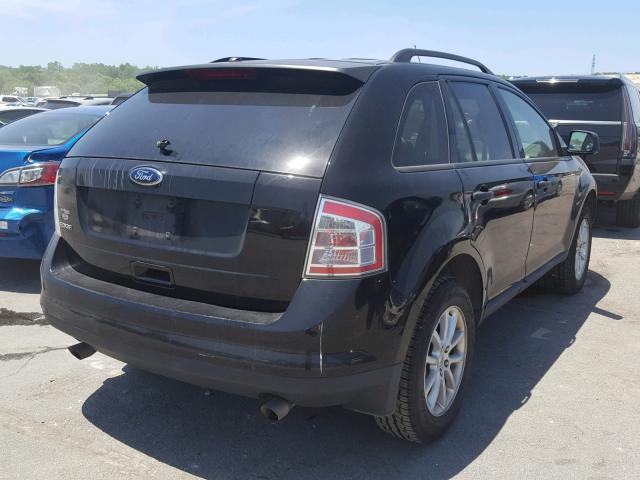 2FMDK36CX8BB42912 - 2008 FORD EDGE SE BLACK photo 4