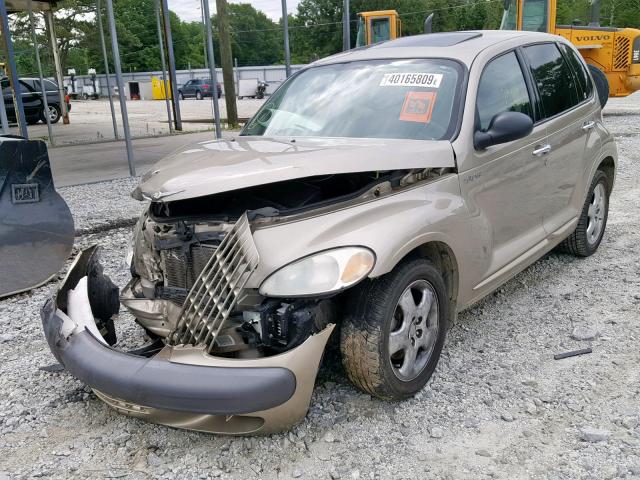 3C8FY68B62T286159 - 2002 CHRYSLER PT CRUISER GOLD photo 2