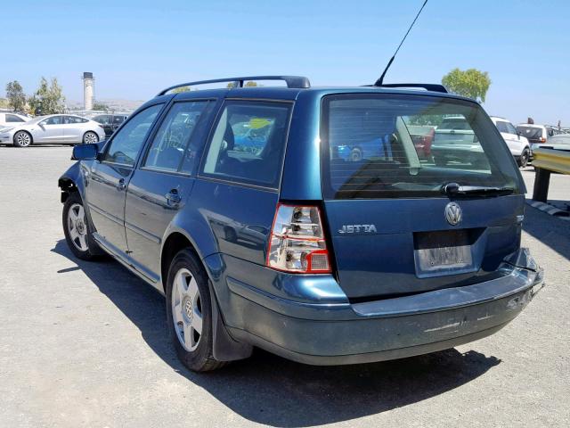 WVWSP61J92W419334 - 2002 VOLKSWAGEN JETTA GLS GREEN photo 3