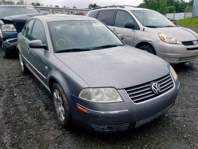 WVWRH63B81P096596 - 2001 VOLKSWAGEN PASSAT GLX GRAY photo 1