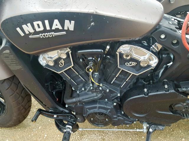 56KMTB001J3133879 - 2018 INDIAN MOTORCYCLE CO. SCOUT BOBB CHARCOAL photo 7
