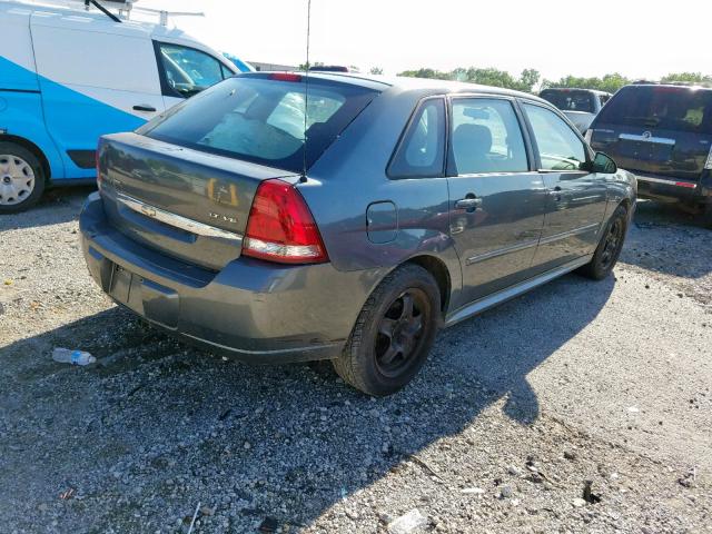 1G1ZT61816F243143 - 2006 CHEVROLET MALIBU MAX GRAY photo 4