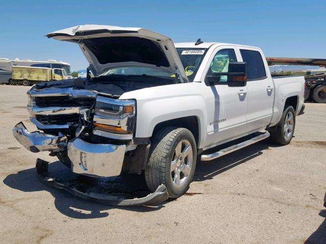 3GCUCREC0HG198702 - 2017 CHEVROLET SILVERADO WHITE photo 2