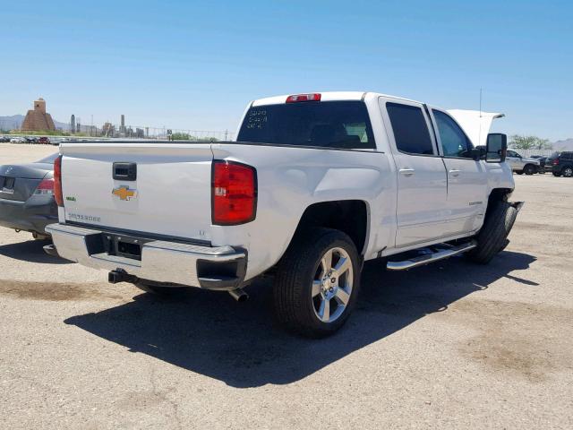 3GCUCREC0HG198702 - 2017 CHEVROLET SILVERADO WHITE photo 4