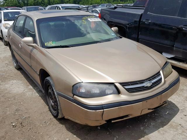 2G1WF52E659298056 - 2005 CHEVROLET IMPALA BROWN photo 1