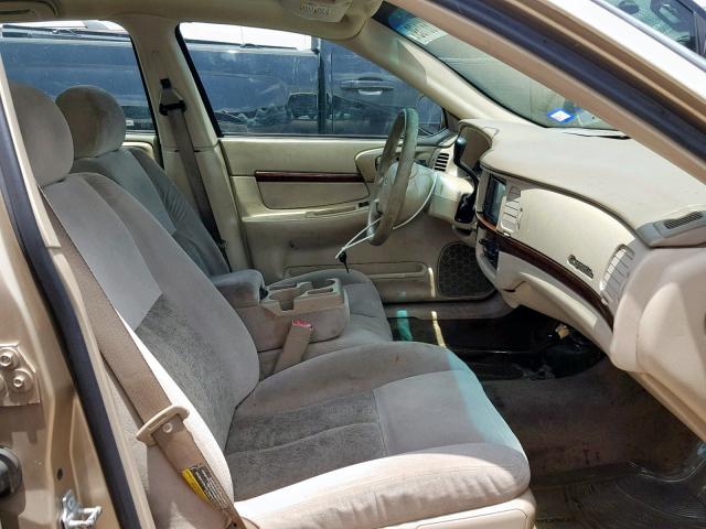 2G1WF52E659298056 - 2005 CHEVROLET IMPALA BROWN photo 5