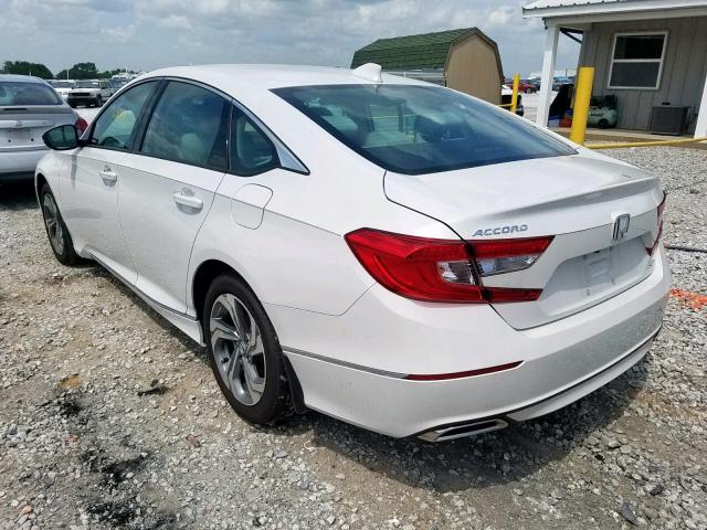 1HGCV2F57JA015461 - 2018 HONDA ACCORD EXL WHITE photo 3