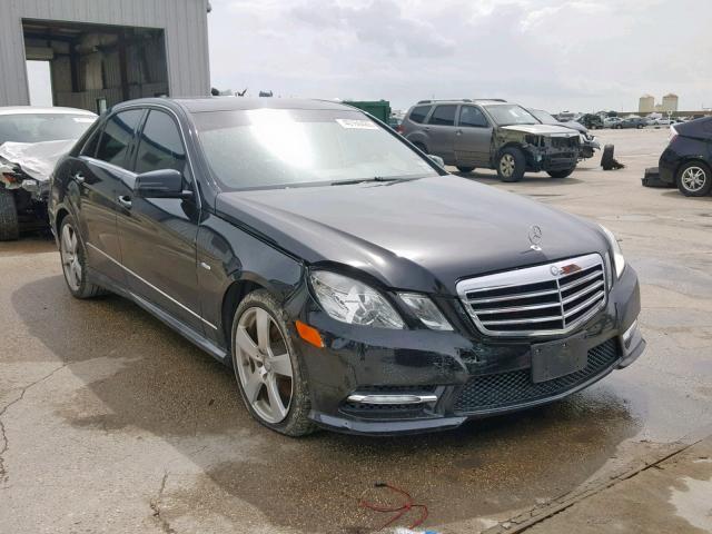 WDDHF5KB8CA616241 - 2012 MERCEDES-BENZ E 350 BLACK photo 1