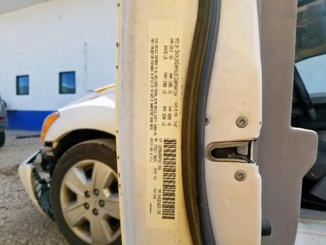 1B3HB48B07D411459 - 2007 DODGE CALIBER SX WHITE photo 10