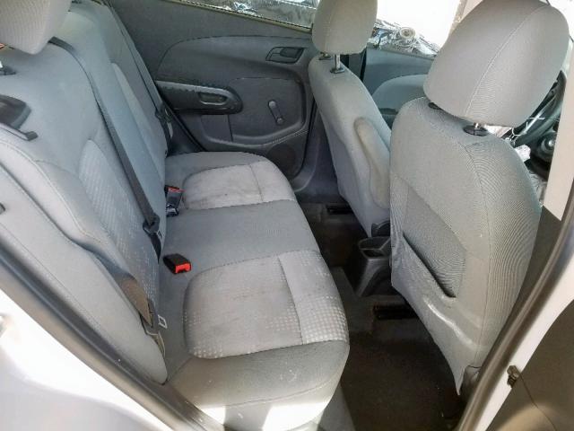 1G1JB5SH1H4156222 - 2017 CHEVROLET SONIC LS 银色 照片 6