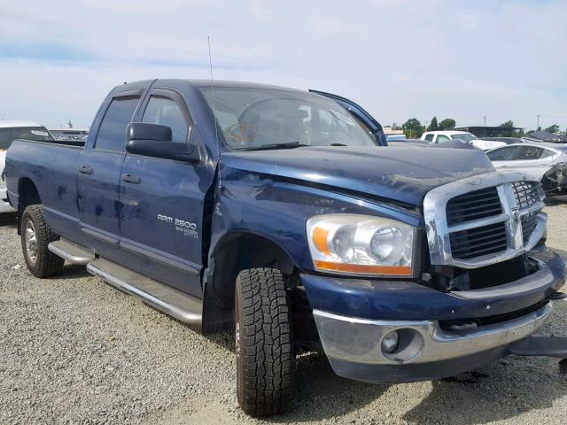 1D7KS28C26J135079 - 2006 DODGE RAM 2500 S ლურჯი ფოტო 1