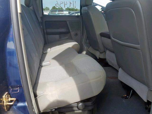 1D7KS28C26J135079 - 2006 DODGE RAM 2500 S ლურჯი ფოტო 6
