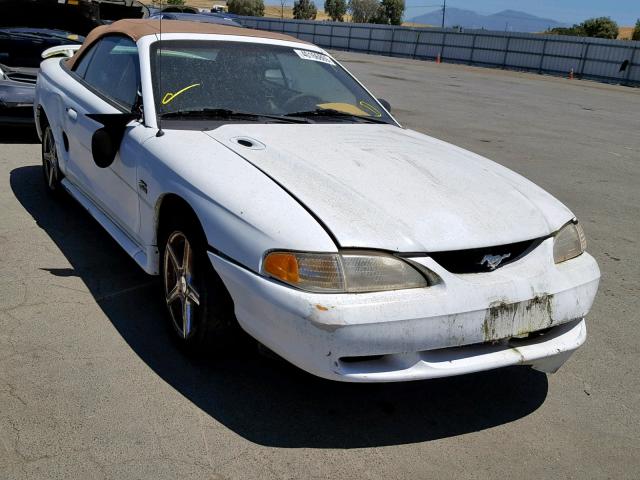 1FALP45T2SF279296 - 1995 FORD MUSTANG GT WHITE photo 1