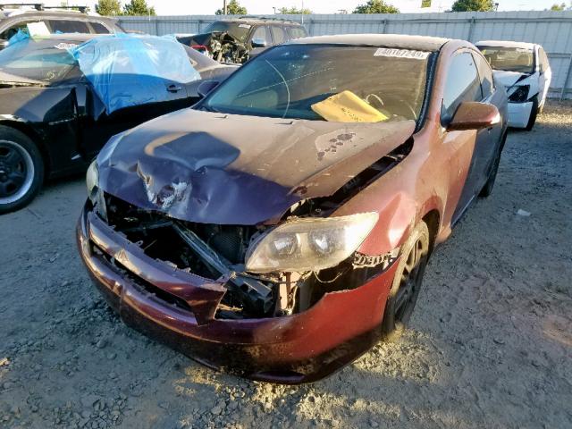 JTKDE167X70175906 - 2007 TOYOTA SCION TC წითელი ფოტო 2