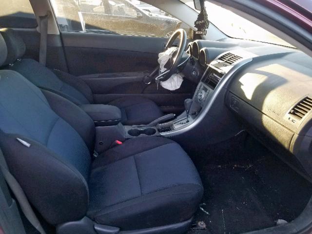 JTKDE167X70175906 - 2007 TOYOTA SCION TC წითელი ფოტო 5