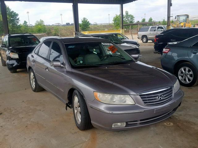 KMHFC46F47A217393 - 2007 HYUNDAI AZERA SE GRAY photo 1