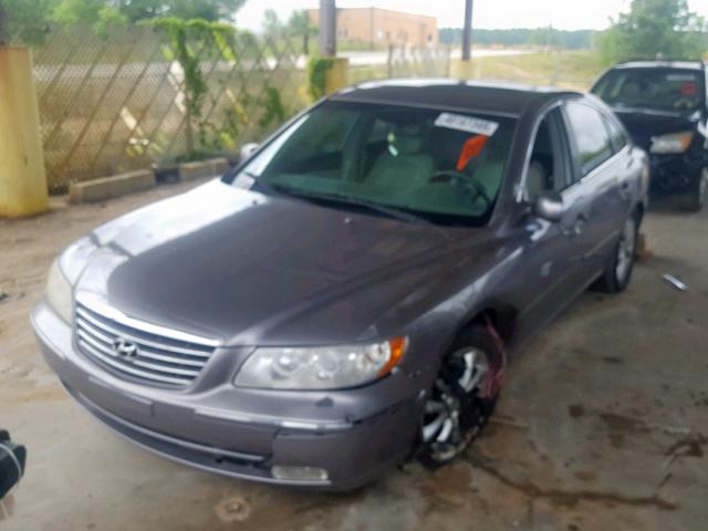 KMHFC46F47A217393 - 2007 HYUNDAI AZERA SE GRAY photo 2