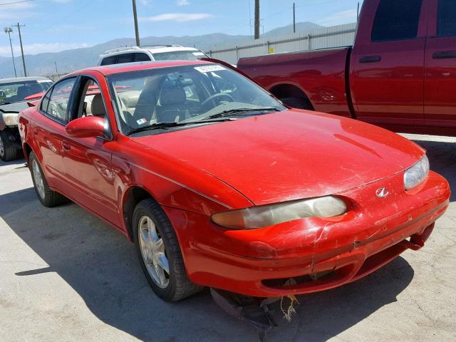 1G3NF52E4XC415261 - 1999 OLDSMOBILE ALERO GLS RED photo 1