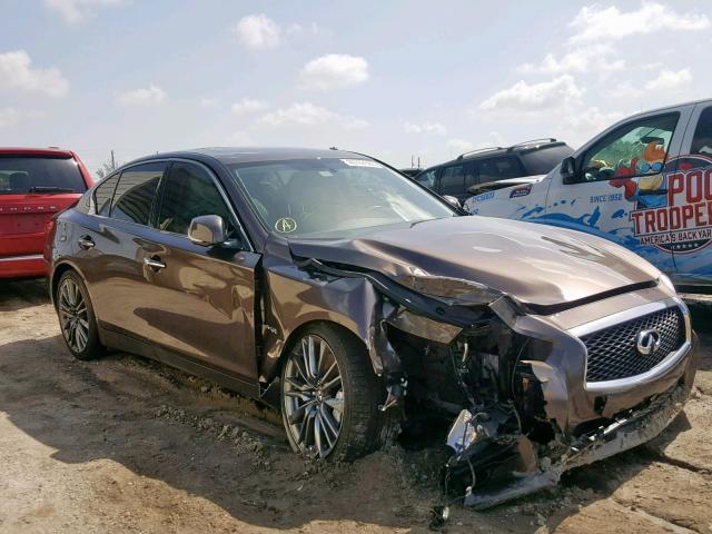 JN1FV7AP3GM420180 - 2016 INFINITI Q50 RED SP BROWN photo 1