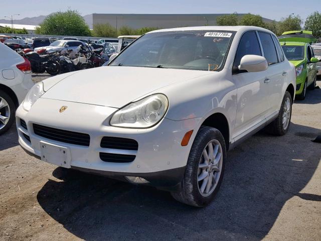 WP1AB29P94LA75891 - 2004 PORSCHE CAYENNE S WHITE photo 2