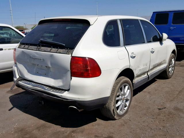 WP1AB29P94LA75891 - 2004 PORSCHE CAYENNE S WHITE photo 4