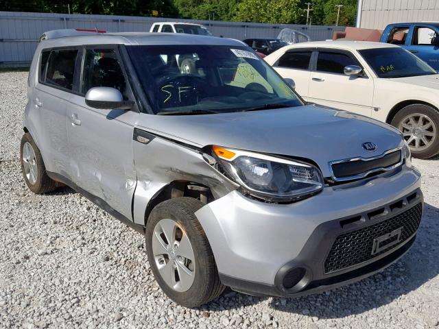 KNDJN2A22E7700764 - 2014 KIA SOUL SILVER photo 1