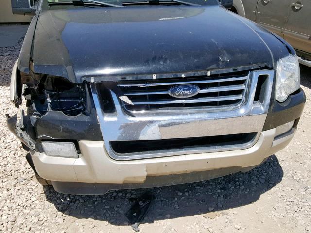 1FMEU7EE9AUA48948 - 2010 FORD EXPLORER E BLACK photo 9