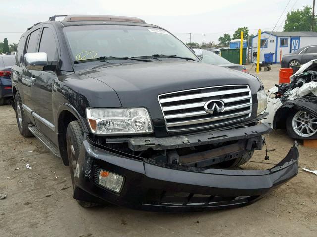 5N3AA08C85N807203 - 2005 INFINITI QX56 BLACK photo 1