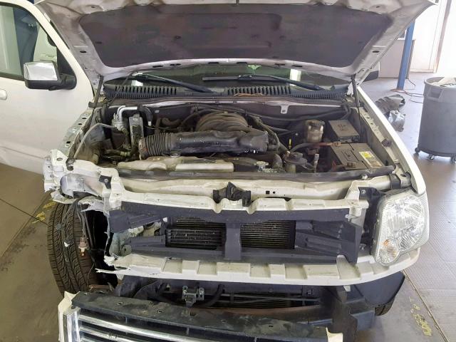 1FMEU75818UA43943 - 2008 FORD EXPLORER L WHITE photo 7