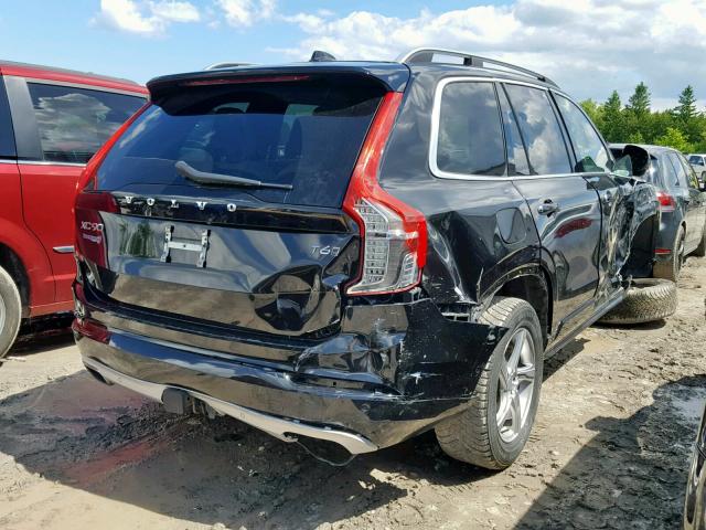 YV4A22PK3G1036915 - 2016 VOLVO XC90 T6 BLACK photo 4